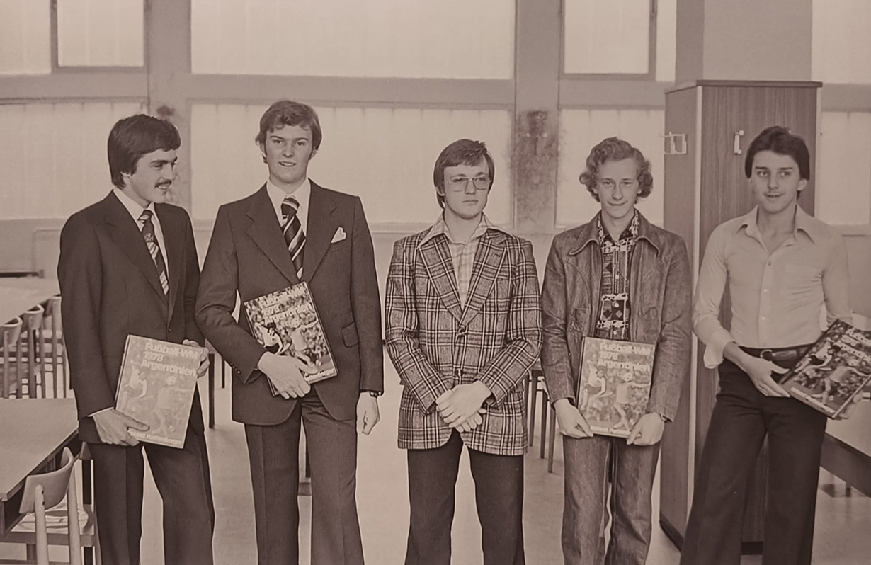 Auszeichnung der Lehrlinge 1978