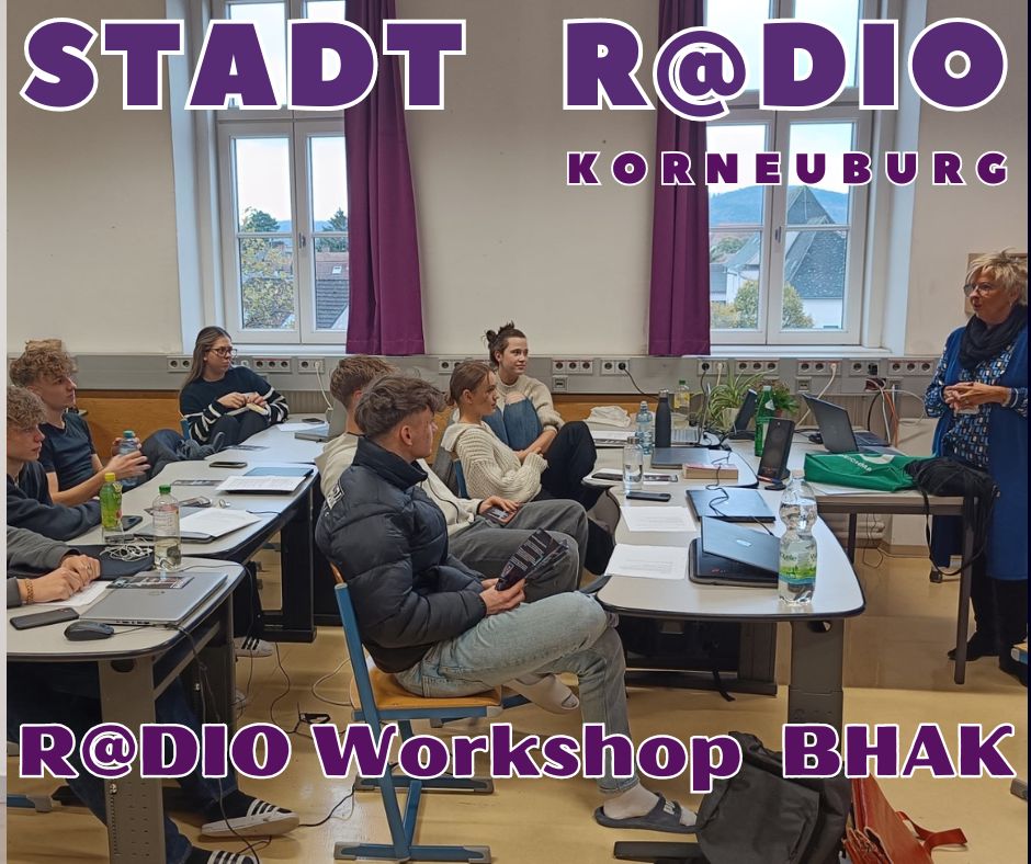 4BK beim Workshop mit Radio Korneuburg