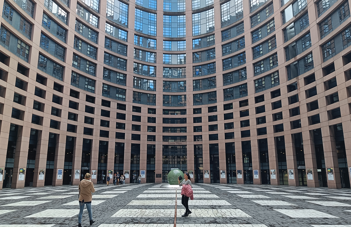 Europäisches Parlament Innenhof