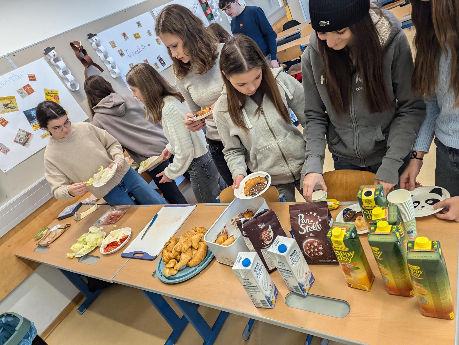 Italienisches Frühstücksbuffet