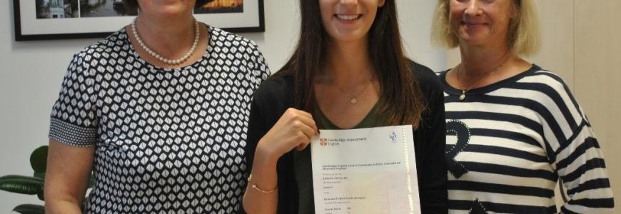 Cambridge Business English Certificate für Sandra Vrdoljak