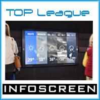 Top League zu Besuch bei INFOSCREEN